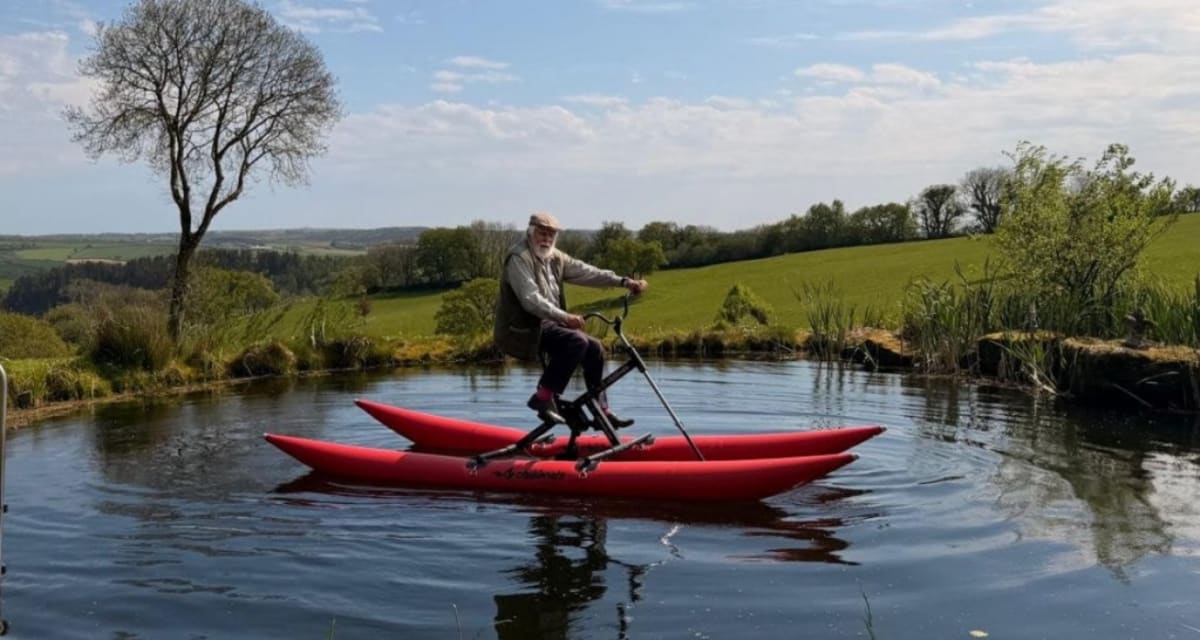 90-Year-Old to Water Bike 104 Miles for UK Rainforest - Image 3