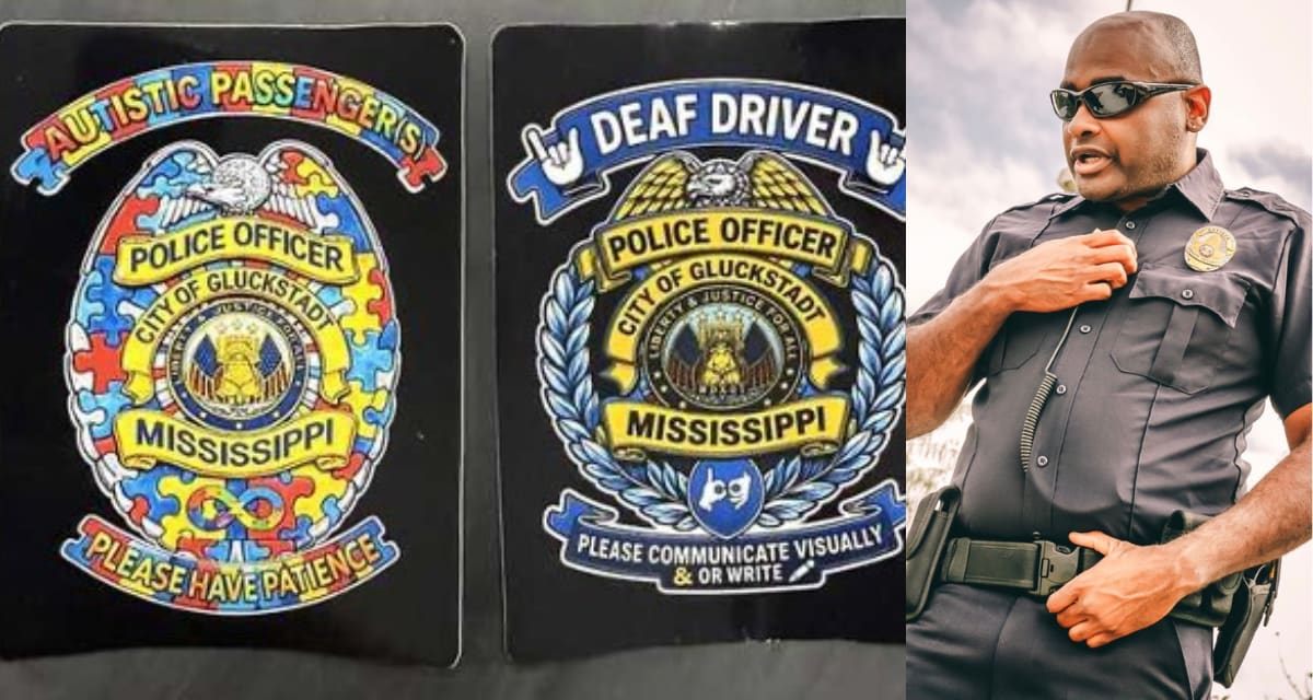 Mississippi Cop Creates Autism Sticker, Other States Follow