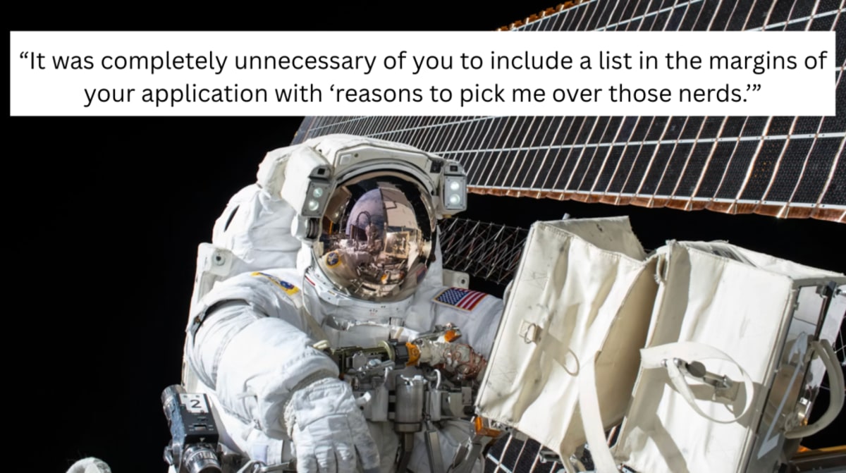 Comedian Writes His Own NASA Rejection Letter as a Joke - Image 3