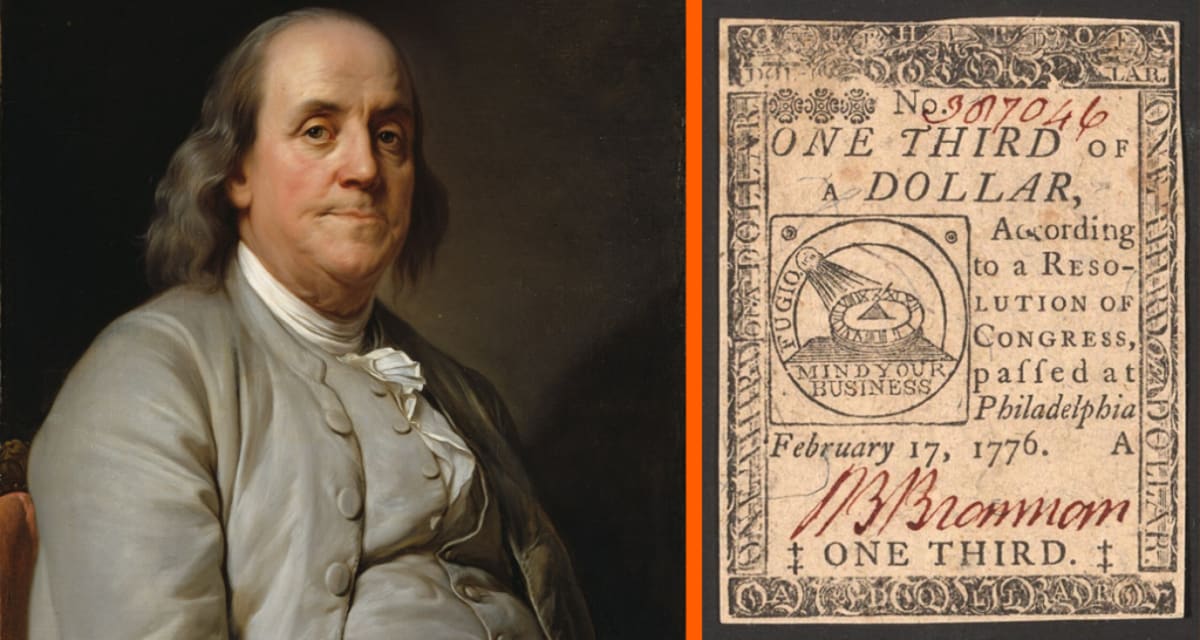 Franklin Beat Counterfeiters with Mica and Colored Silk - Image 3