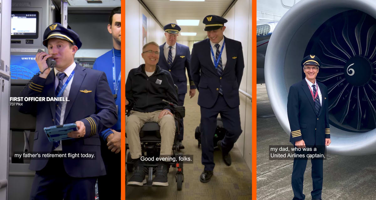 Pilot with ALS retires with son as co-pilot on final flight