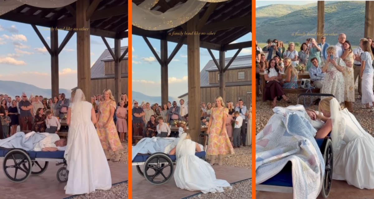 Dad with ALS dances at daughter's wedding 16 years later - Image 3