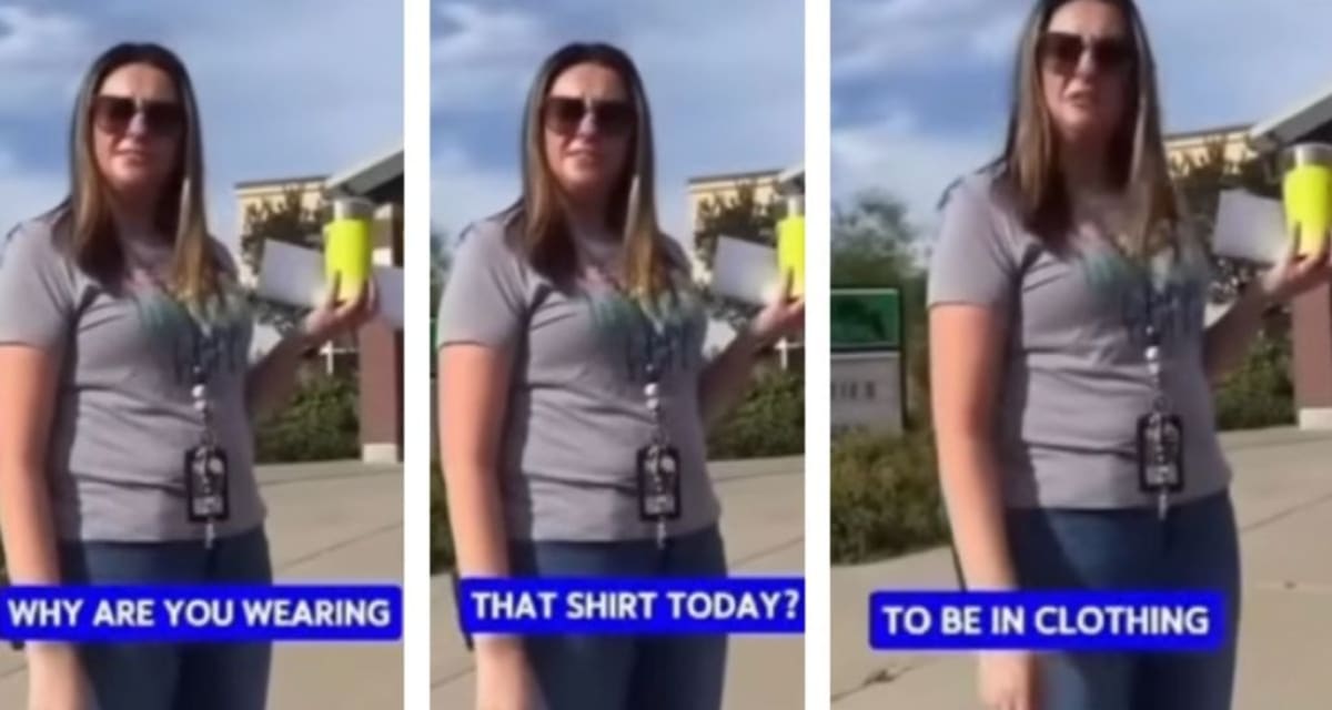Principal Defends 'All Are Welcome' Shirt in Carpool Line - Image 3