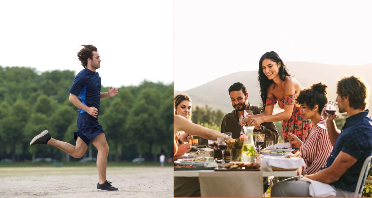 People networking and talking at a social gathering or professional event
