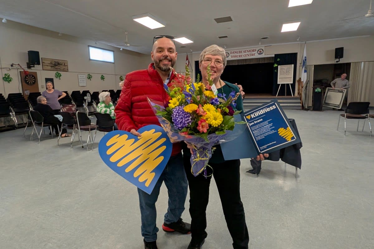 Retired Teacher Jan Evans Volunteers Daily at Seniors Centre