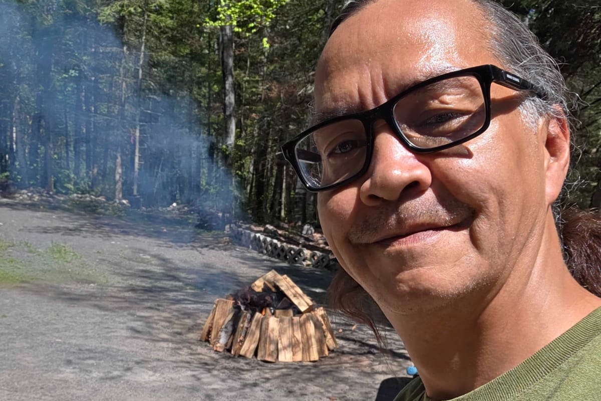 Darren Fenton, Firekeeper and volunteer at addiction treatment center in Thunder Bay, Ontario