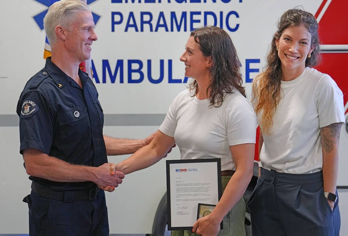 Nurse Saves Friend's Life With CPR During Workout in Saanich