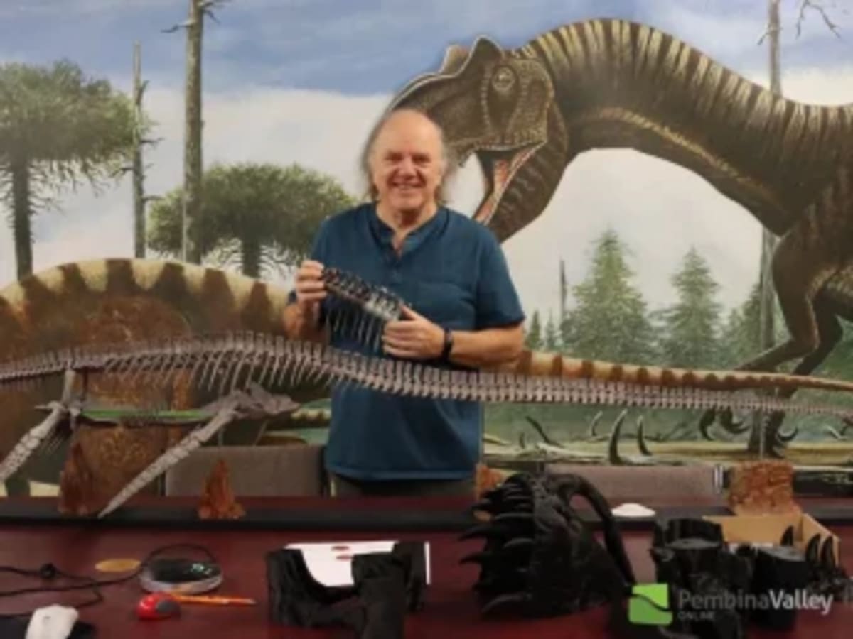 Small Manitoba Museum 3D Prints 9-Metre Dinosaur Skeleton - Image 3