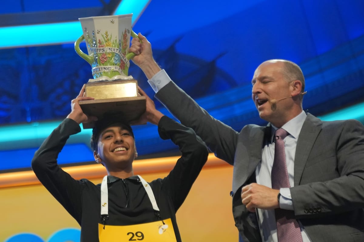 14-Year-Old Shrey Parikh Wins National Spelling Bee