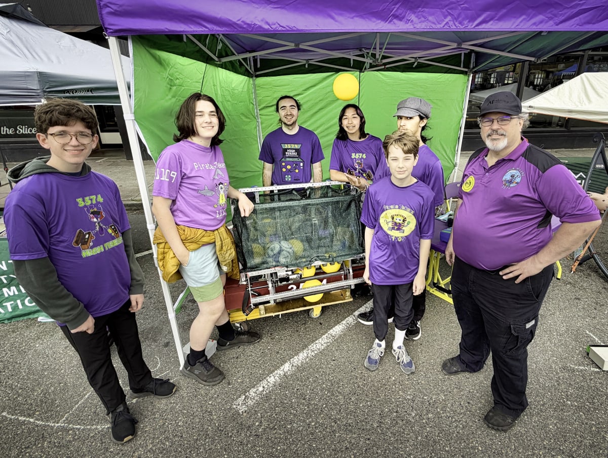 White Center Youth Robotics Team Rolls into West Seattle Parade