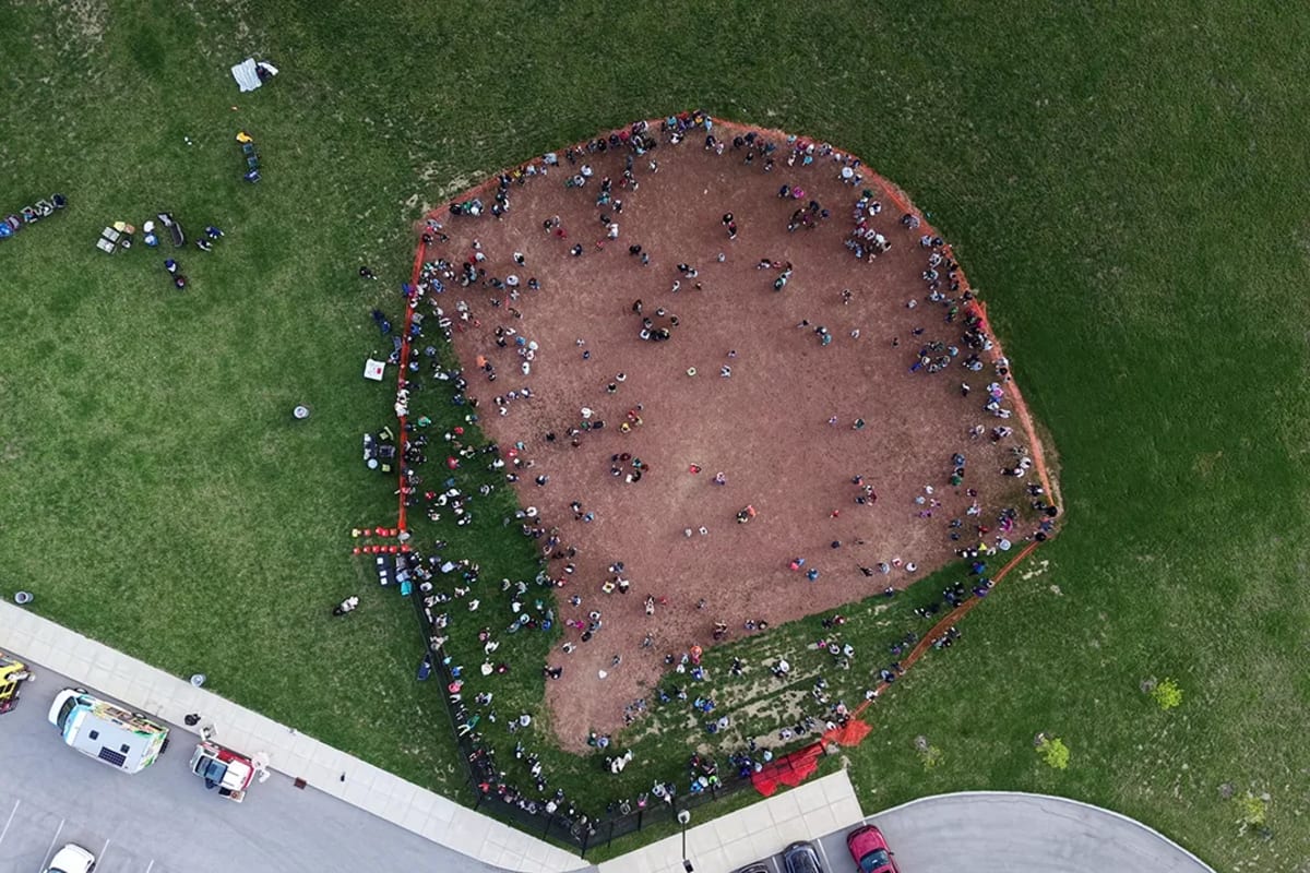 585 Players Break World Record in Zionsville Gaga Ball Game