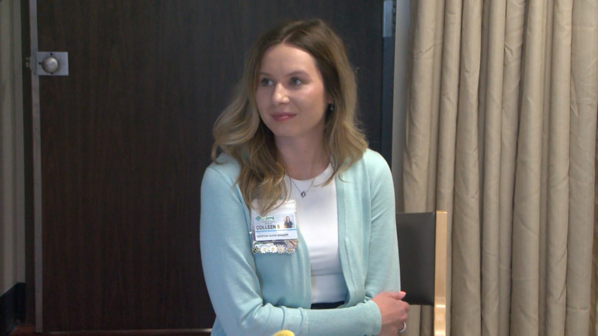 ICU nurse Colleen Schnaekel who performed CPR and saved cardiac arrest patient Jim Ruff