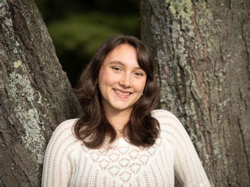 Keleena Bresett's colorful chalk drawing showcasing her illustration work at Rochester Institute of Technology