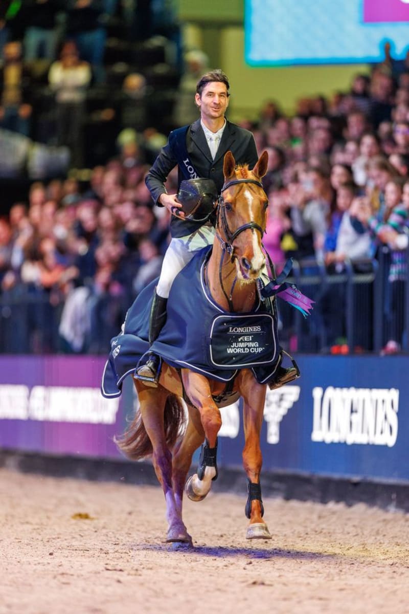 Swiss Rider Steve Guerdat Wins World Cup in Leipzig