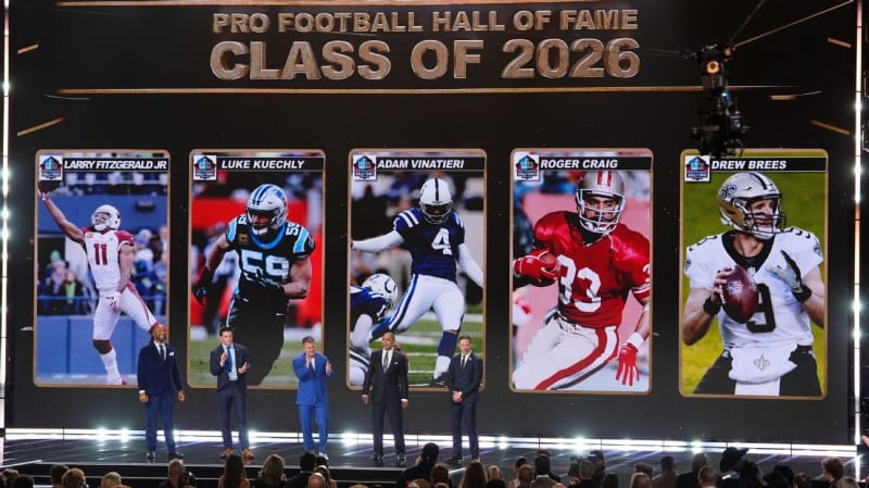 Drew Brees and Larry Fitzgerald Join Hall of Fame Class