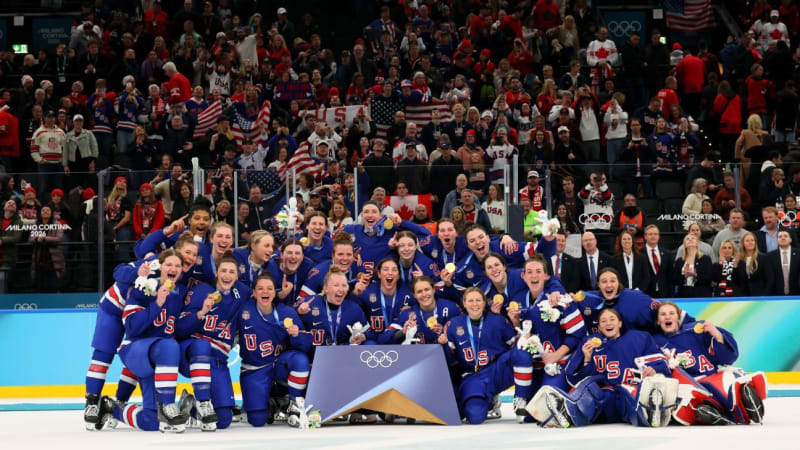 U.S. Women's Hockey Wins Gold in Stunning Comeback