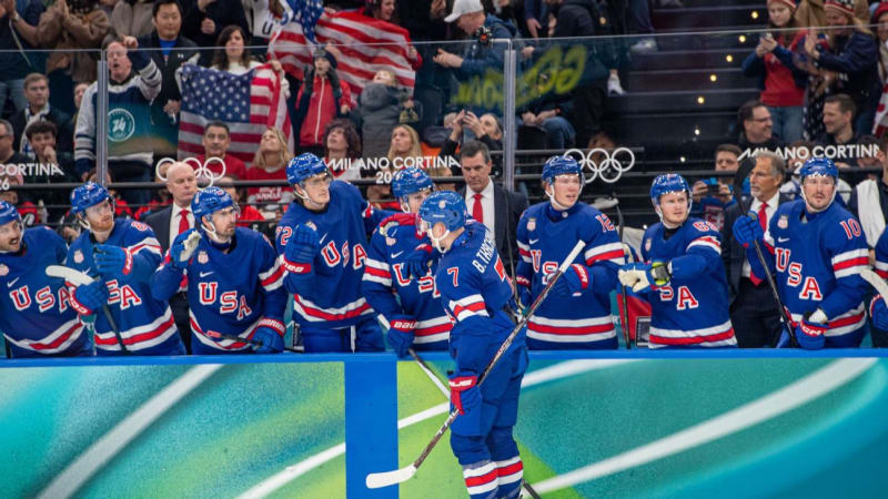 Team USA Dominates Denmark 6-3 in Olympic Hockey Win