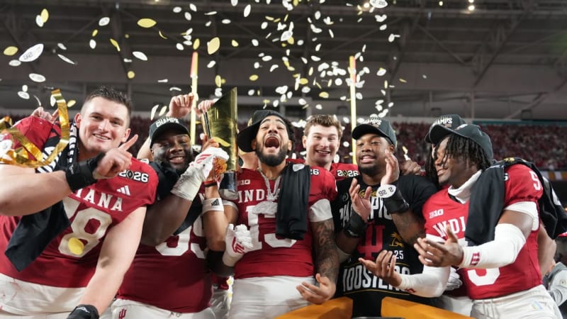 Indiana Wins First Football Title, Completes 16-0 Season