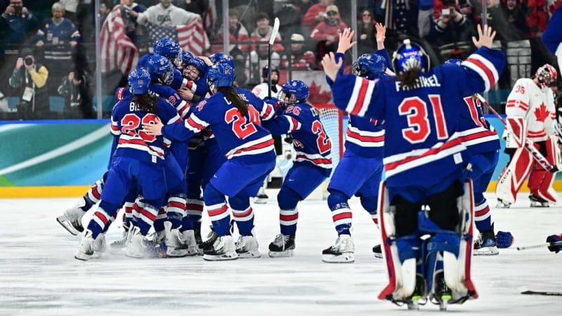 U.S. Women's Hockey Wins Gold in Overtime Against Canada