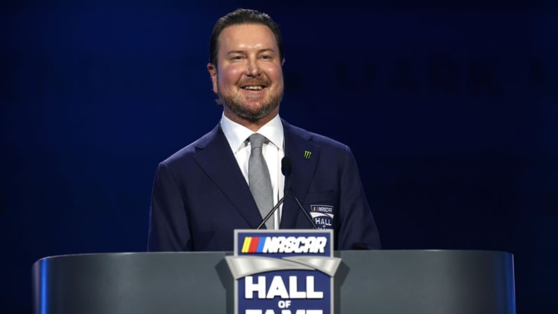 Kurt Busch Joins NASCAR Hall of Fame in Emotional Ceremony