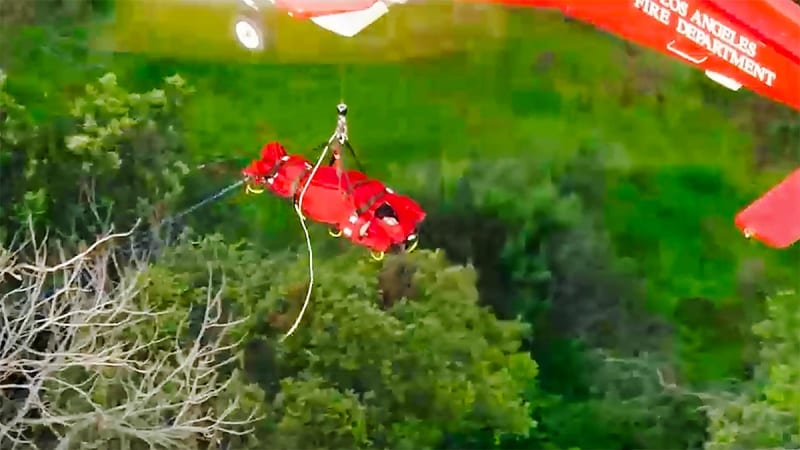 LA Rescue Team Saves Woman After 150-Foot Cliff Plunge - Image 3