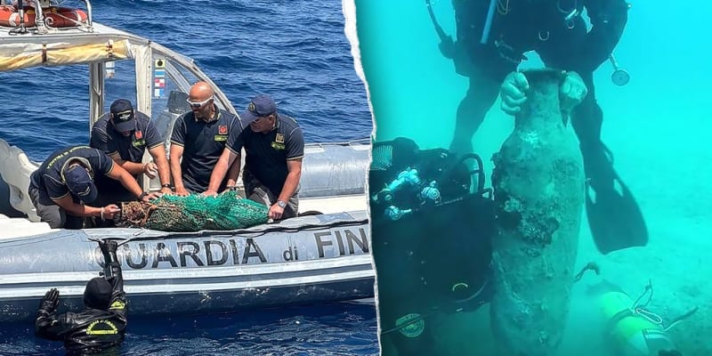 Ancient Roman Shipwreck Found by Italian Coast Guard - Image 2