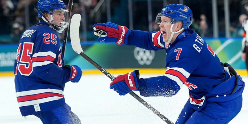US Hockey Storms Back to Beat Denmark 6-3 at Olympics - Image 2