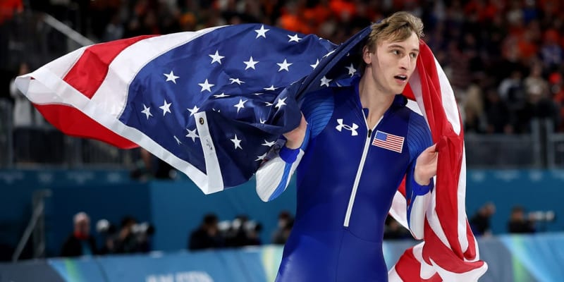 Jordan Stolz, 21, Breaks Olympic Record for Second Gold - Image 2