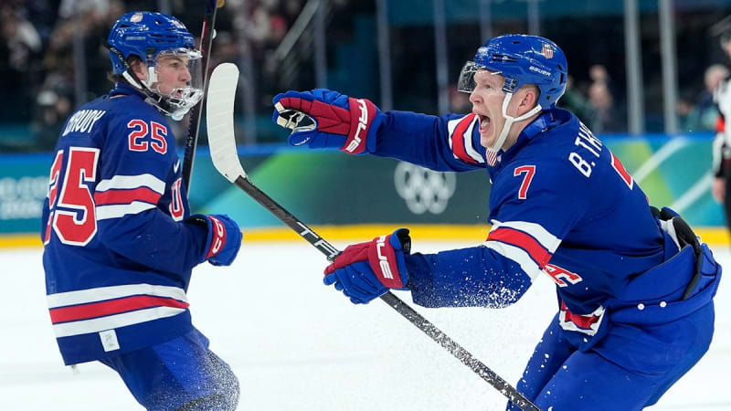 US Hockey Storms Back to Beat Denmark 6-3 at Olympics - Image 3