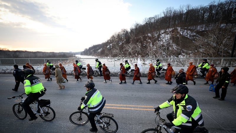 Buddhist Monks Complete 2,300-Mile Walk for Peace - Image 5