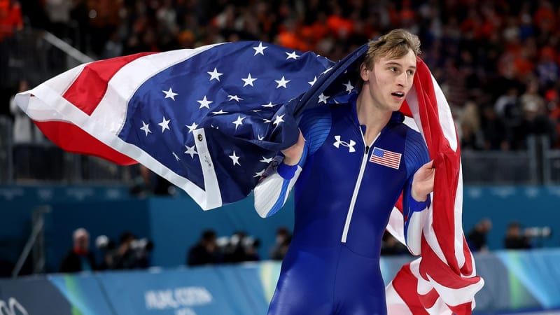 Jordan Stolz, 21, Breaks Olympic Record for Second Gold - Image 3