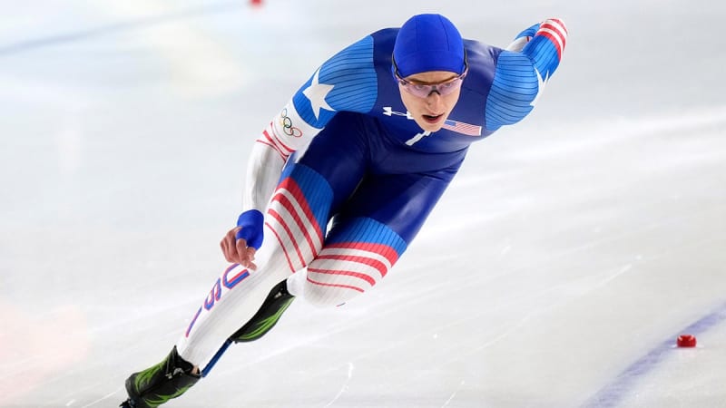 Jordan Stolz, 21, Breaks Olympic Record for Second Gold - Image 5