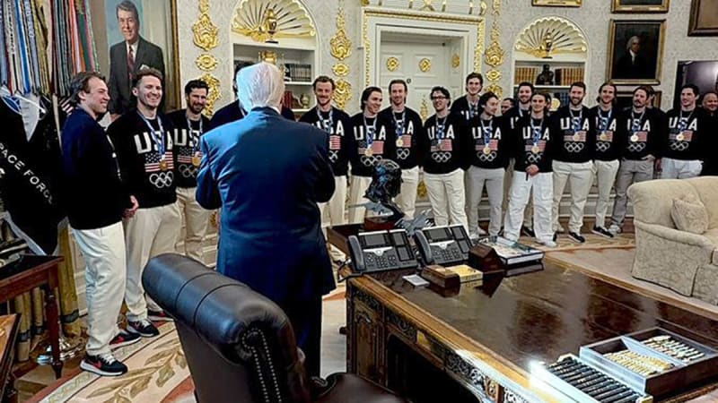 US Men's Hockey Wins First Gold Since 1980 Miracle - Image 5