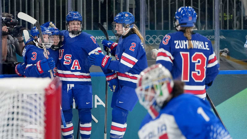 Team USA Women's Hockey Dominates Italy 6-0, Advances - Image 3