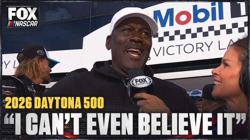 Michael Jordan Celebrates First Daytona 500 Win as Team Owner