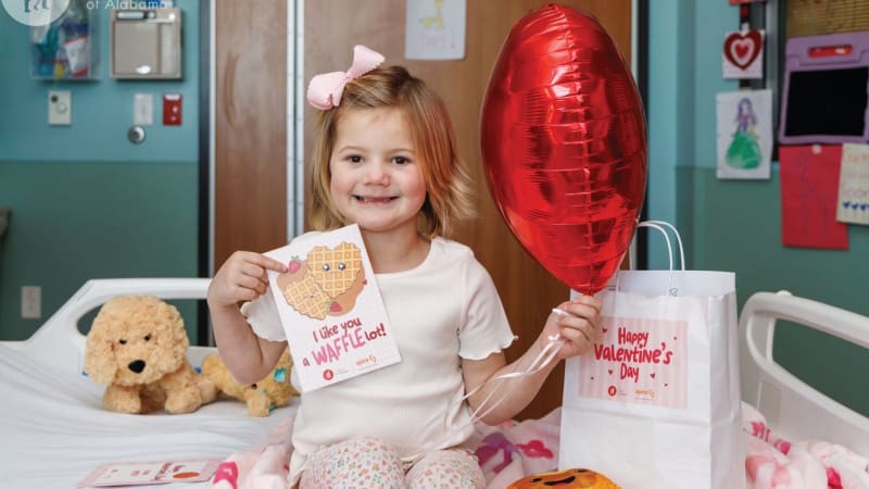 Hospital Volunteers Bring Early Valentine's Joy to Kids