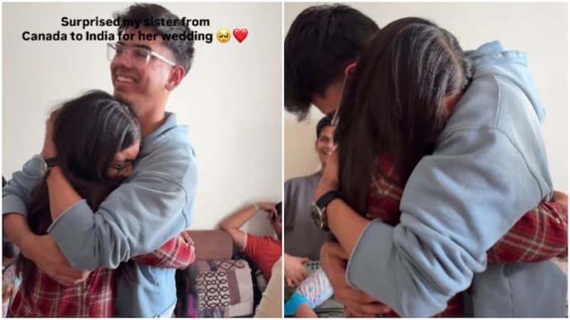 Brother Flies from Canada to Surprise Sister at Wedding - Image 2