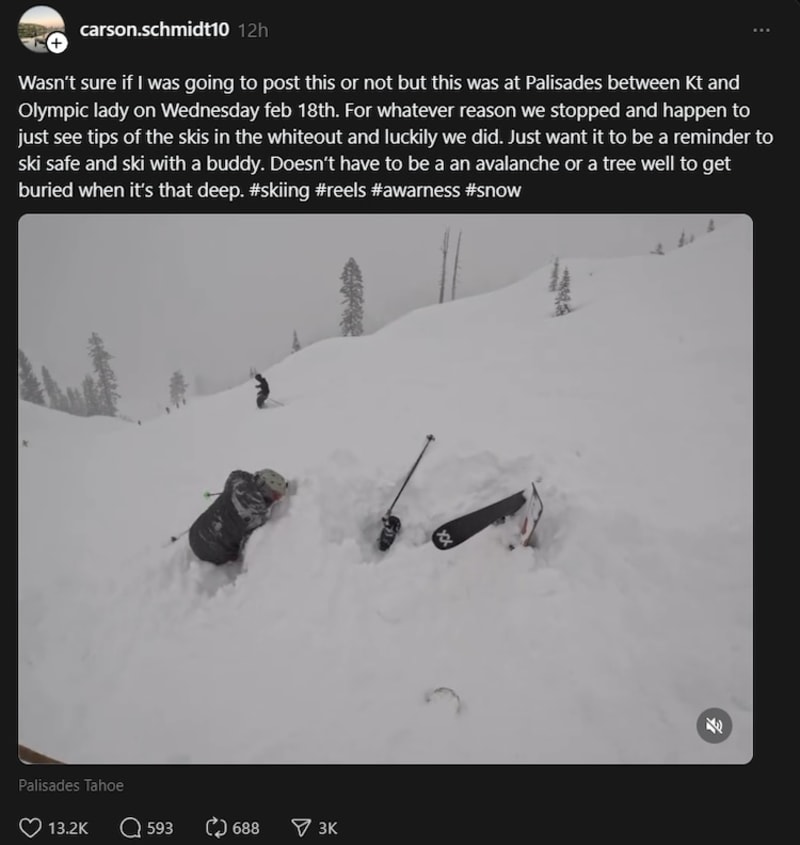 Two Skiers Save Buried Man at California Resort - Image 4