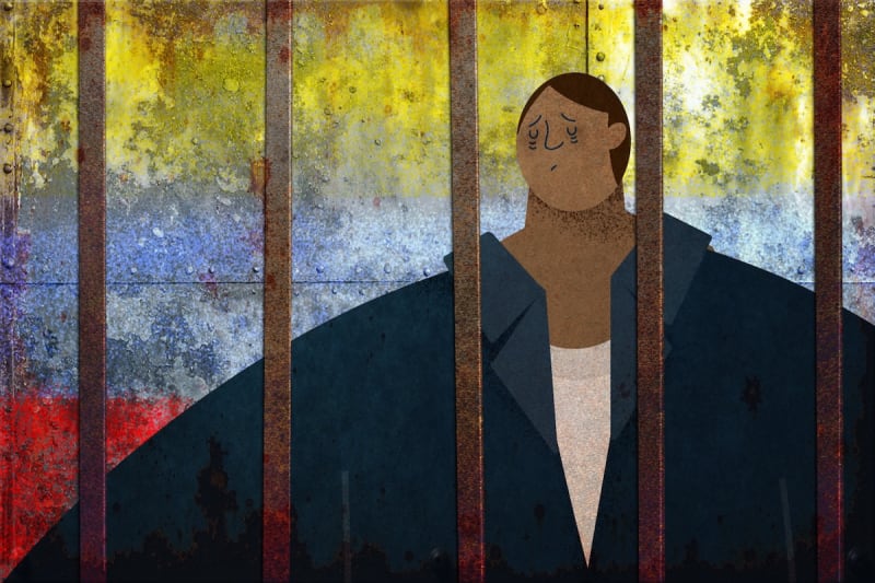 El Helicoide prison building in central Caracas, Venezuela, scheduled for closure after housing political prisoners