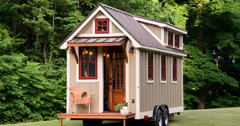 Tiny Home for Two Delivers Big on Rustic Charm
