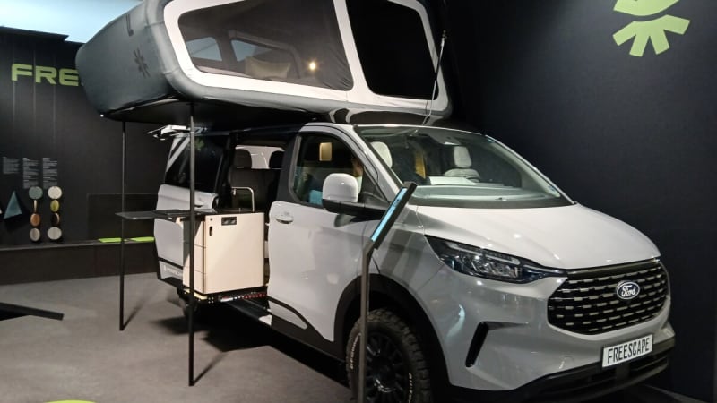 Ford Camper Van Inflates Sideways Into Roomy Home - Image 2