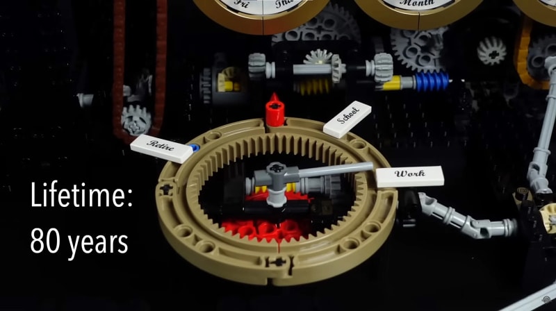 Lego Clock Tracks Billions of Years in Working Masterpiece - Image 3