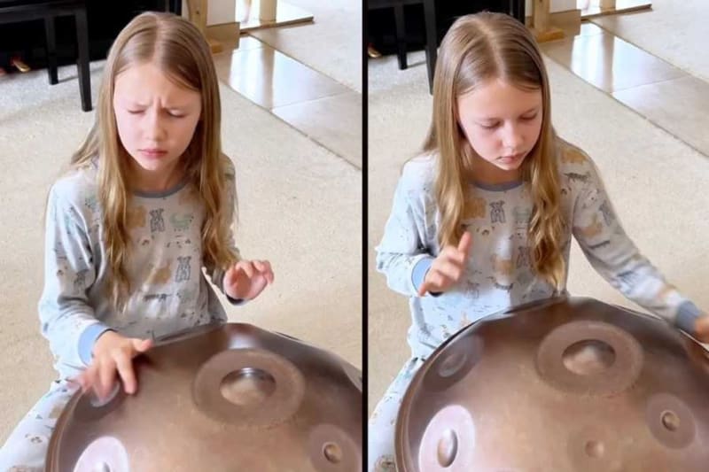 10-Year-Old Music Prodigy Stuns World with Handpan Mastery in Viral Video