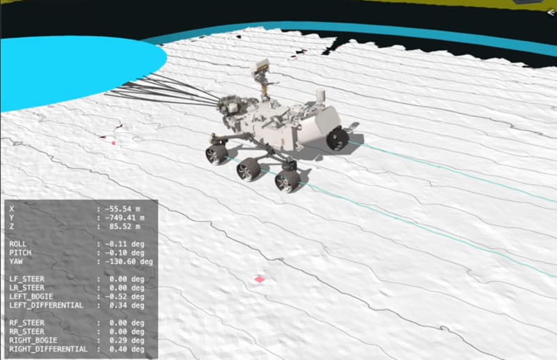 Mars Rover Uses AI to Drive Itself 807 Feet