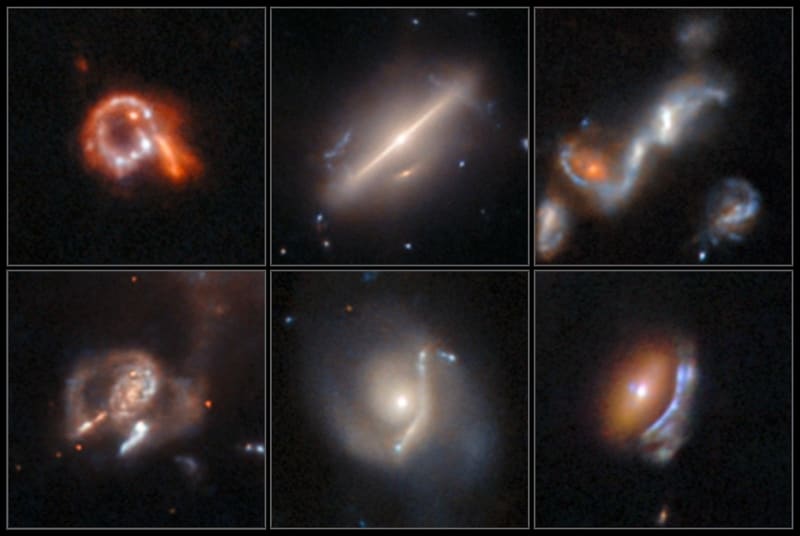 AI Finds 1,300 Hidden Cosmic Wonders in Hubble Archive