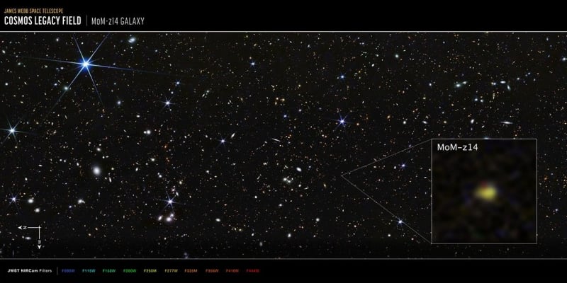 Webb Telescope Spots Galaxy Just 280M Years After Big Bang - Image 4