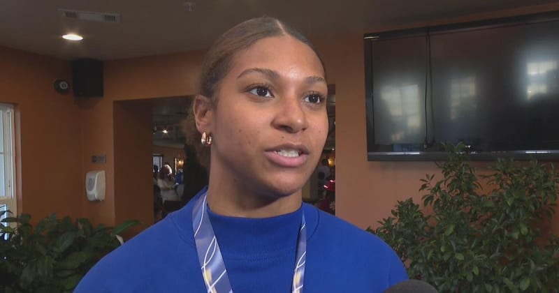 Olympic Medalist Jasmine Jones Surprised in Greensburg