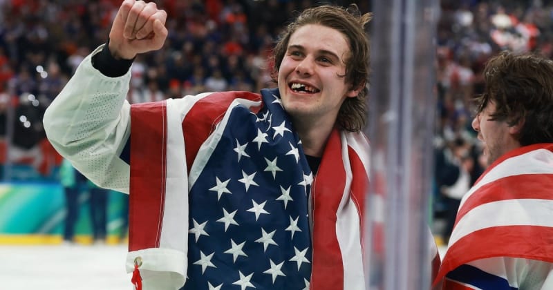 Photographer Captures Iconic Moment After U.S. Hockey Gold