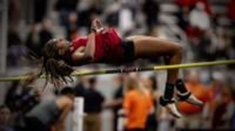 College Jumper Breaks Two Records at Washington Meet - Image 4