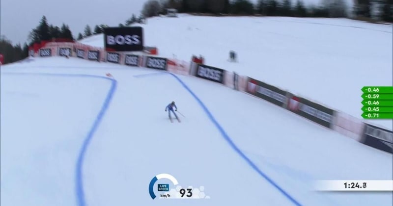 Italian Skier Franzoni Wins First World Cup at Kitzbühel